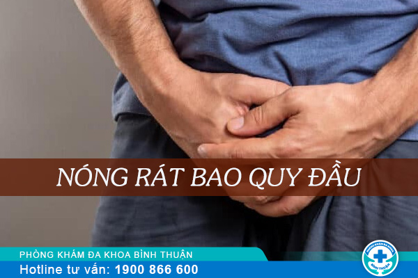 Nam giới bị nóng rát bao quy đầu là do đâu?